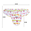 Baby Swaddle Wrap Newborn Blanket Swaddling Sleeping Bag(giraffe)