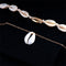 Women Beach Jewelry Cowry Seashell Pendant Bohemian Multilayer Shell Necklace
