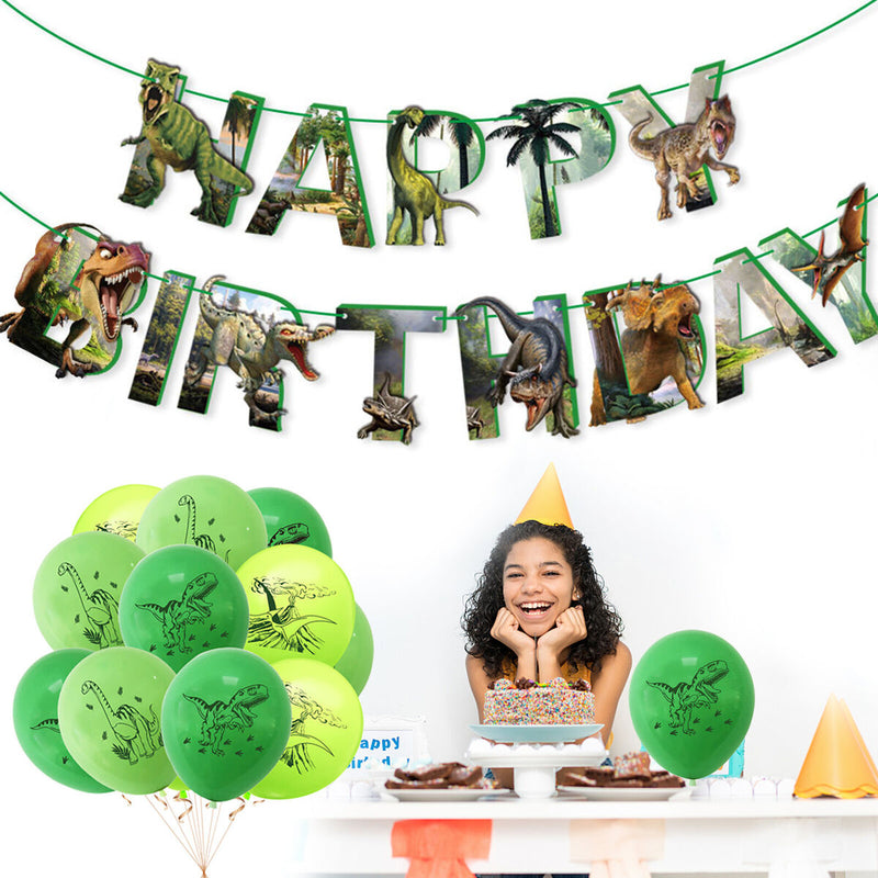 Dinosaur Party Decoration 43 Pack Party Supplies Set for Dinosaur Birthday Newly