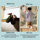 Security Sliding Sash Stopper Baby Safety Window Locks (Stainless Steel)