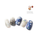 DIY Art Tips Glitter Flakes Christmas Manicure Decor Snowflake Nail Sequins