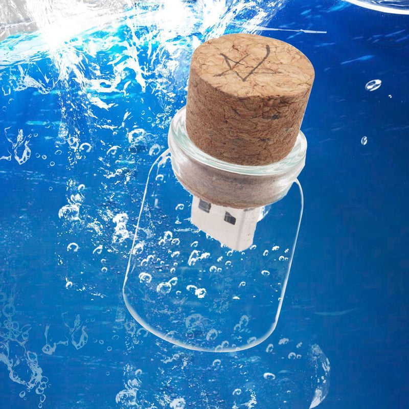 Novelty Wishing Bottle USB 2.0 Mini Flash Drive Memory Storage U Stick Pendrive