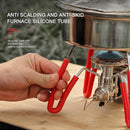 4x Outdoor Stove Furnace Pants Tube Sleeve Cover Camping Equipment (Black)