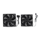 TEUCR Computer Case Fan (Fixed Speed with1 Large D Port and 1 Large 4Pin)
