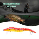 23cm 46g Simulation Fishing Lures Artificial Wobbler 13 Segments Bait (D) Newly