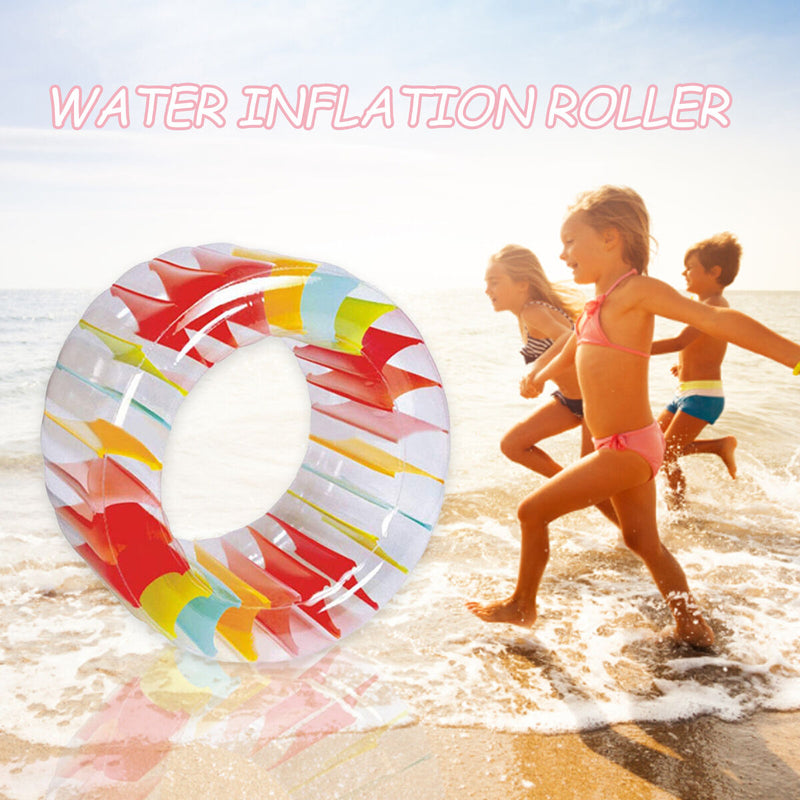 Reusable Summer Water Roll, Durable, Lightweight PVC Material for Poo