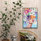 Flower Girl Oil Paint By Numbers Kits Canvas Picture Wall Art DIY Craft