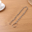 Pot Plant Hanging Chain Basket Bird Feeders Lanterns Hook Balcony Garden Decor