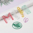Mixed Color Metal Clamp Boxed shape Folder Memo Clamp Color Paper Clip
