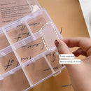 Beads Container Little Stuff Storing Transparent Storage Box Small Items Case