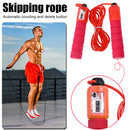 Professional Skipping Rope Counting Fitness Sports PVC Jump Rope (Rose Red)