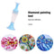 Flower Pot 5D Diamond Painting Point Drill Pen DIY Crafts (no Drill Blue) Newly