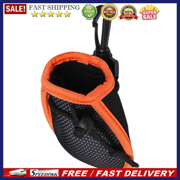 Nylon Golf Ball Cleaning Bag Golf Protective Holder Pouch Wiping Storage Ba