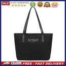 Simple Solid Handbags Women PU Linen Big Capacity Shoulder Bags Portable Totes