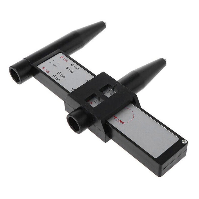 Universal PCD Measure Sliding Pitch Ruler Wheel Circle Tyre Diameter Meter