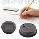 1Pcs Garden Solar Powered Replacement Round Solar battery X3P5 box M4I7 W9O5