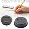 1Pcs Garden Solar Powered Replacement Round Solar battery X3P5 box M4I7 W9O5