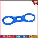 Aluminum Bicycle Front Fork Wrench for XCM/XCR/XCT MTB Repair Tool (Blue A)