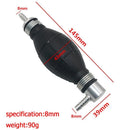 Automobile Motorcycle Rubber Aluminum Spherical Hand Fuel Pump Tank (8mm) Newly