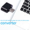 Micro USB Cable Adapter USB 2.0 to USB OTG Converter for Mouse (Black 2pcs)