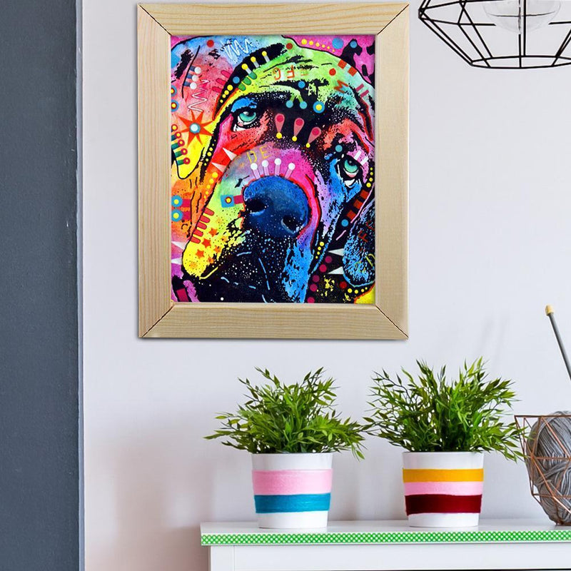 DIY Wooden Diamond Paintings Picture Photo Art Frames Tools Embroidery Accessory