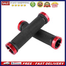 1pair Cycling Skid-Proof Grips Anti-Skid Plastic Bicycle Handlebar (Red)