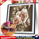 DIY 5D Diamond  Retro Flower  Painting Embroidery Home Decor Craft Newly