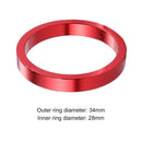 4x Bicycle Front Fork Washer MTB Bike Headset Spacers Gasket Ring (Red) Newly