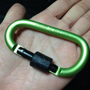 1PC Camping Aluminum Clip EDC Tool D-Ring Snap Hook Carabiner Karabiner