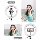 Ring Light Tripod Stand LED Video Light Kit 10.2 inch 26cm For Tik Tok Youtube
