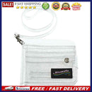 Glitter Transparent ID Card Holder PVC Folding Wallet Women Business Card Pur