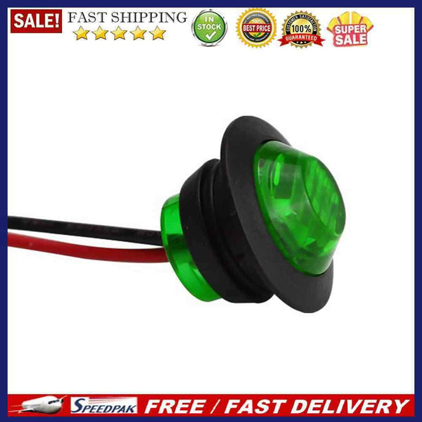 5pcs 12V-24V 3 SMD LEDs Trailer Side Marker Lights Clearance Lights Waterproof