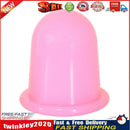 Transparent Vacuum Cupping Can Cupping Therapy Massage Suction Cup (Pink) Newly