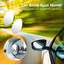 2pcs Clear Wide-Angle Adjustable Car Blind Spot Mirror Driving Safety Accessory