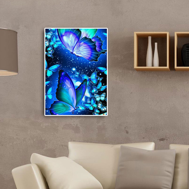 #A Paint By Numbers for Adults Beginner Butterfly Paintwork Home Bedroom Wall