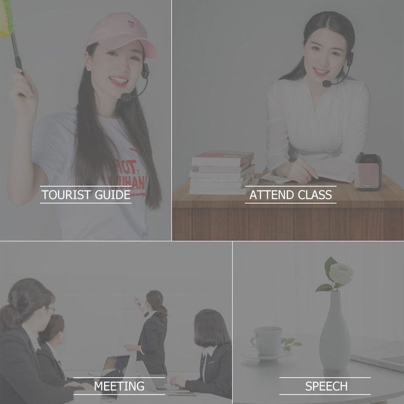 Voice Amplifier with Wired Microphone, Rechargeable Speaker for Teachers