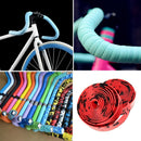 2 XCycling Road Bike Sports Cork Handlebar Tape + 2 Bar Plug Black + Red