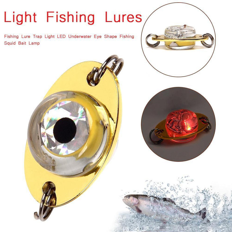 Fishing Lure Trap Light LED Underwater Eye Fishing Squid Bait Lamp (Red)