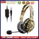 Game Headphones Gaming Headsets Stereo Over-Head Earphone Wired Headset
