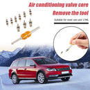 9pcs R-134a Car A/C Air Conditioning Valve Cores with Remover Installer Tool