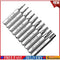 10pcs CR-V Torx Bits Set T3 T4 T5 T6 T7 T8 T9 T10 T15 T20 Mobile Repair Bit #F