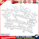 Christmas Words Cutting Die Stencil Scrapbooking Card Template DIY Craft Newly