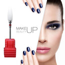 Nail Art Drill Bit Ceramic Milling Cutter for Pedicure Manicure (1 F Red) Newly