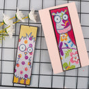 2pcs Special Shaped Drill Diamond Leather Tassel Bookmark DIY Art (SQ12) Newly