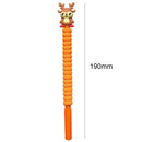 #A DIY Rhinestone Pen Christmas Cartoon Art Crafts 5D Replacement for Kids Gifts