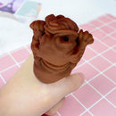 Simulation Soft Dogs Squeeze Ball Puzzle Anti Stress Artifact (Brown Dog) Newly