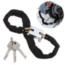 Motorcycle Electric Bike Chain Lock Bicycle Scooter Padlock Anti-theft