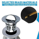 With Anti-clogging Basket Sink Drain Stopper Wash Basin Bounce Drain Filter