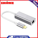 S3-8152-C 10/100Mbps Type-C to RJ45 Aluminum Alloy Adapter for Notebook Tablet
