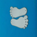 Baby Footprint Metal Cutting Dies Stencil Scrapbooking Embossing Album J6D9